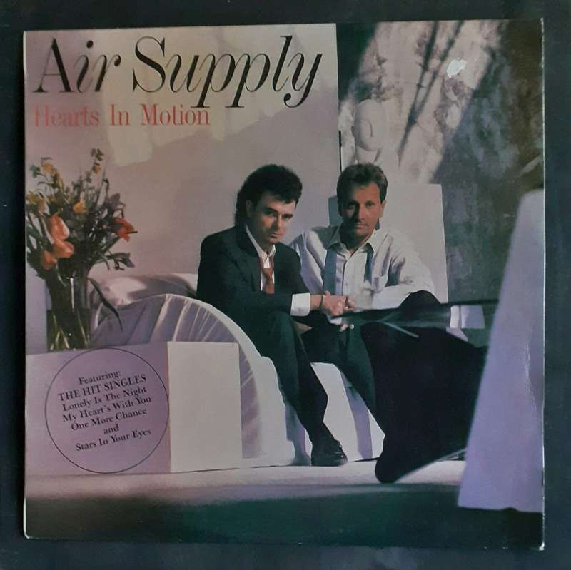 Air Supply - Hearts In Motion LP Vinyl Record