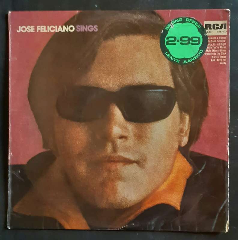 Jose Feliciano - Sings LP Vinyl Record