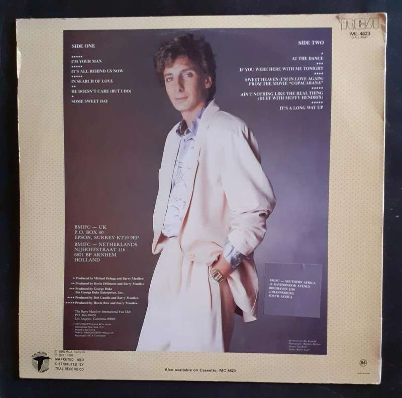 Barry Manilow - Manilow LP Vinyl Record