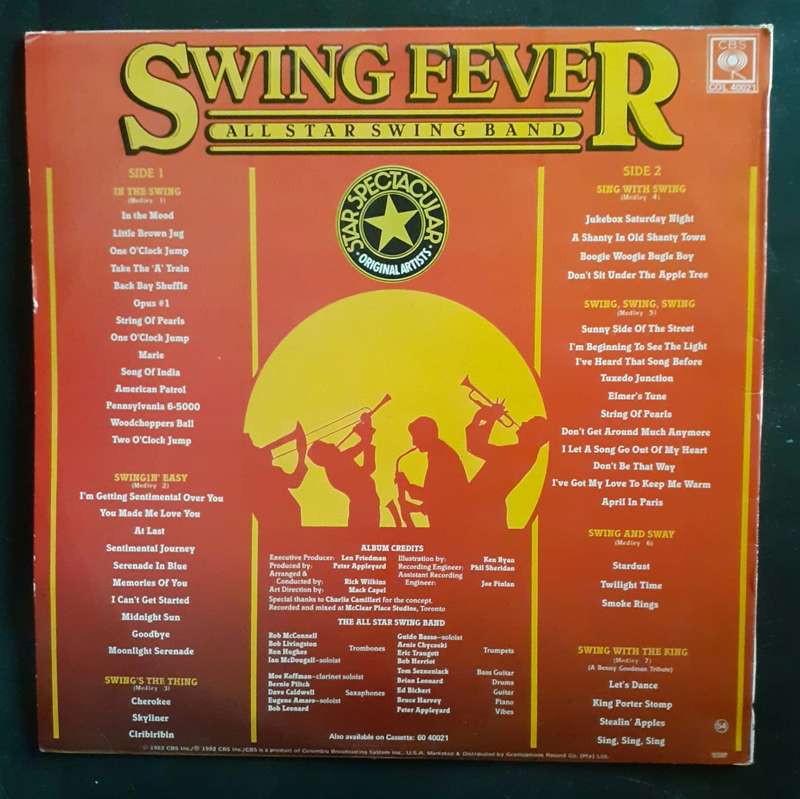 All Star Swing Band - Swing Fever LP Vinyl Record