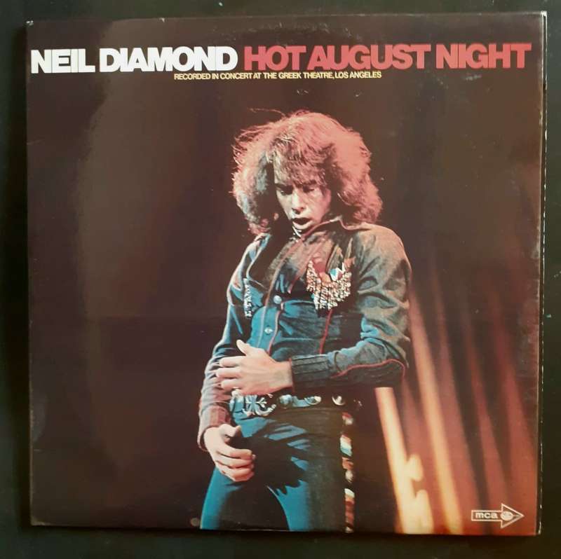 Neil Diamond - Hot August Night Double LP Vinyl Record Set - Australia Pressing