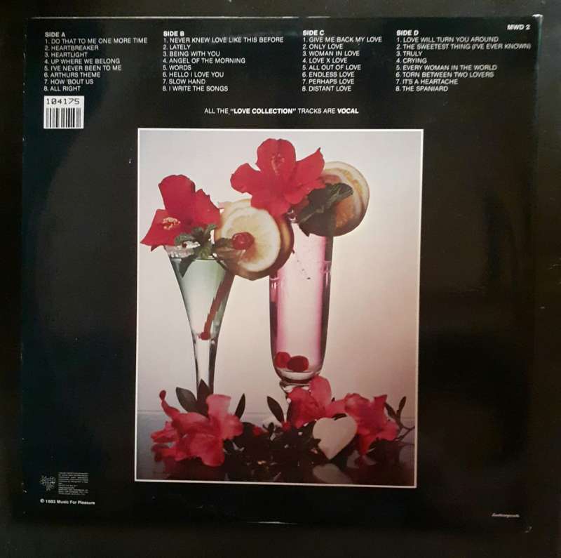 The Love Collection - 32 Love Songs Double LP Vinyl Record Set
