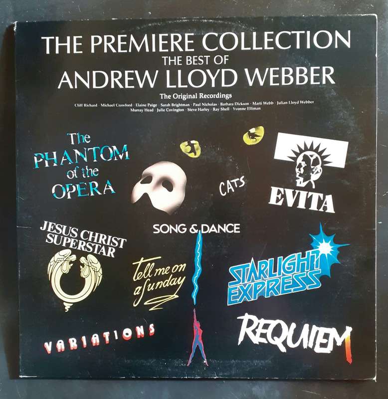 The Premiere Collection - The Best of Andrew Lloyd Webber LP Vinyl Record