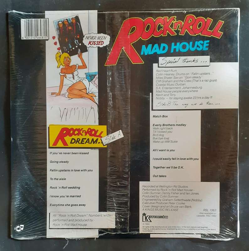 The Rock 'n Roll Mad House  This Rock 'n Roll Dream LP Vinyl Record (New & Sealed)