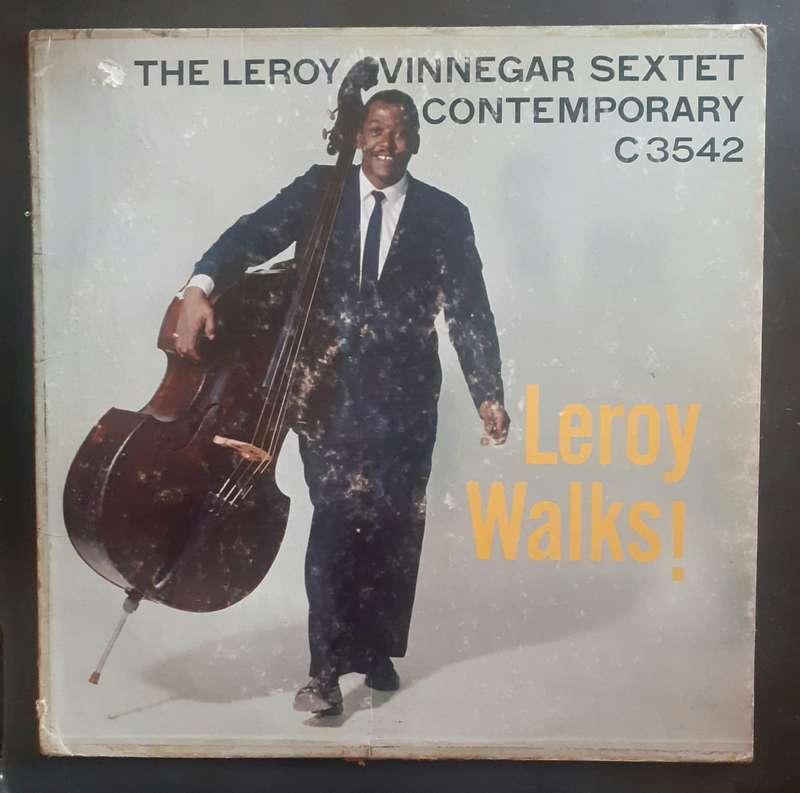 Leroy Vinnegar Sextet - Leroy Walks! LP Vinyl Record - USA Pressing