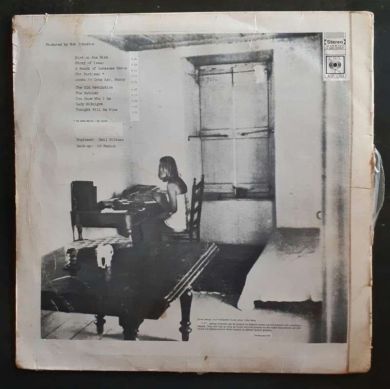 Leonard Cohen - Songs From A Room LP Vinyl Record