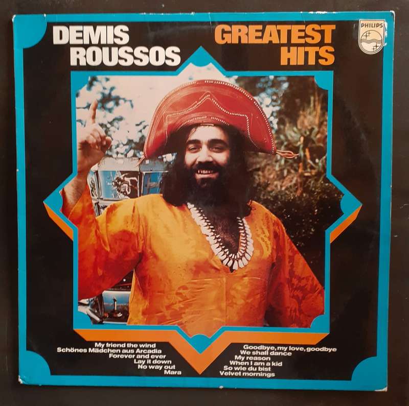 Demis Roussos Greatest Hits LP Vinyl Record - Netherlands Pressing