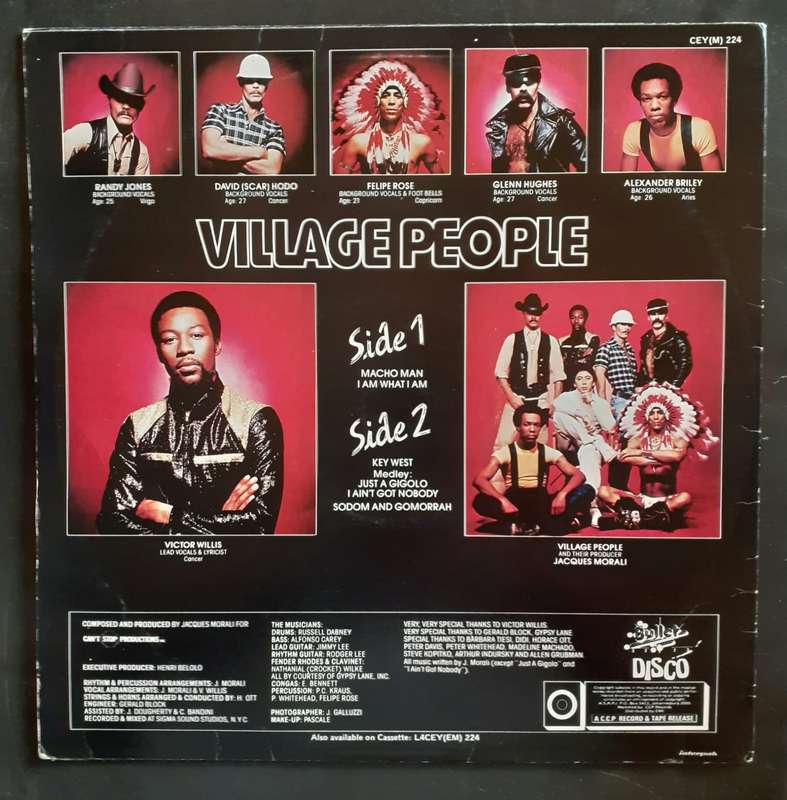 Village People - Macho Man LP Vinyl Record