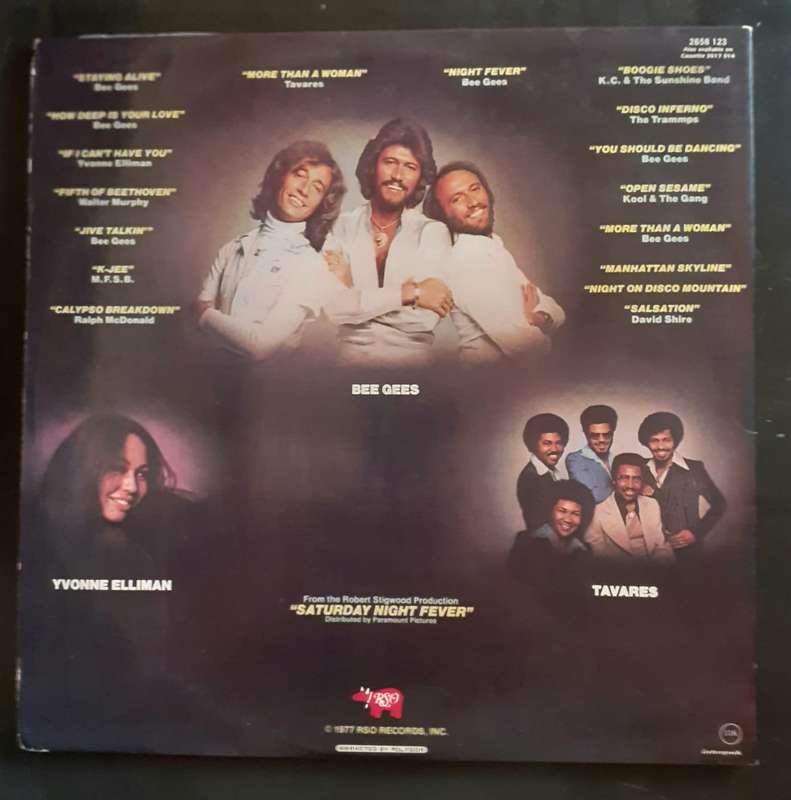 Saturday Night Fever (Original Movie Soundtrack) Double LP Vinyl Record Set