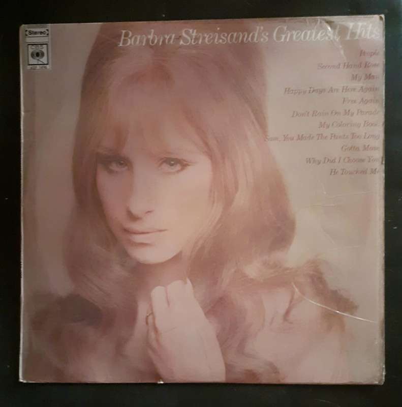 Barbra Streisand Greatest Hits LP Vinyl Record