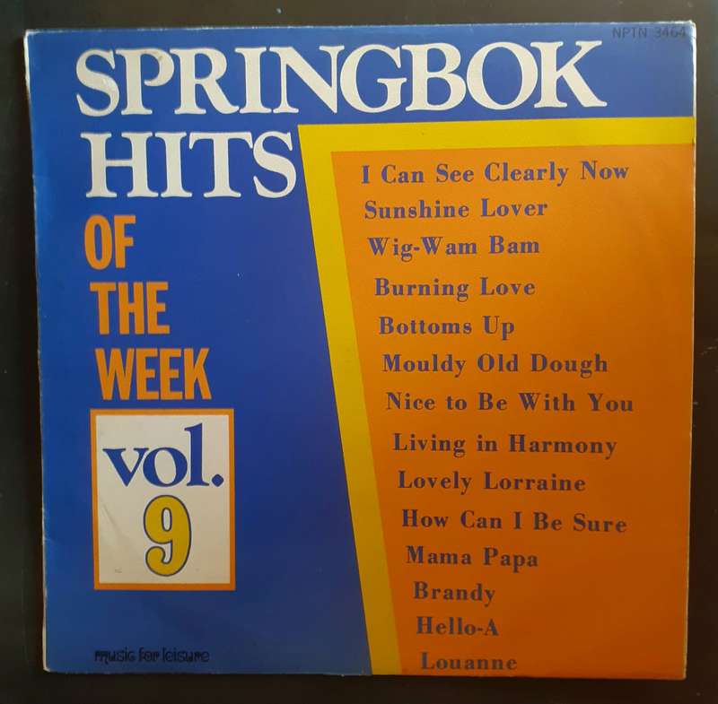 Springbok Hits of The Week Vol.9 LP Vinyl Record