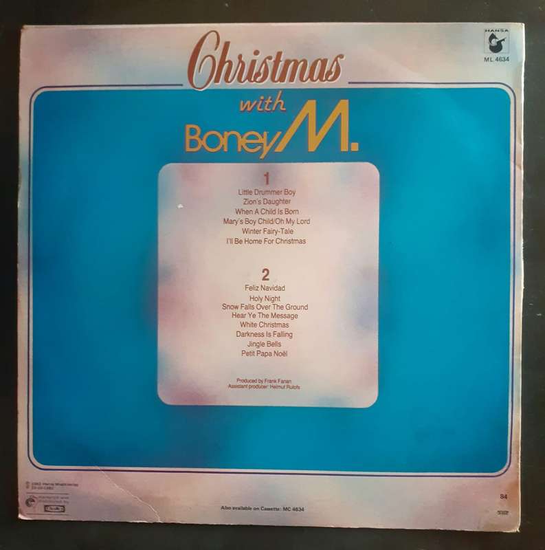Boney M. - Christmas with Boney M. LP Vinyl Record
