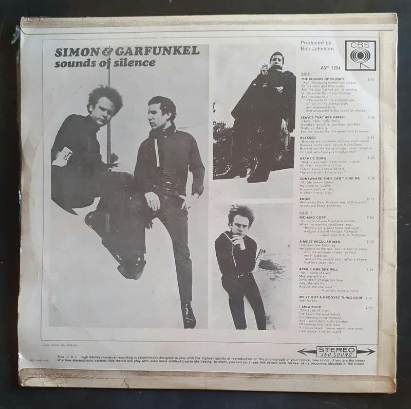 Simon & Garfunkel - Sounds of Silence LP Vinyl Record