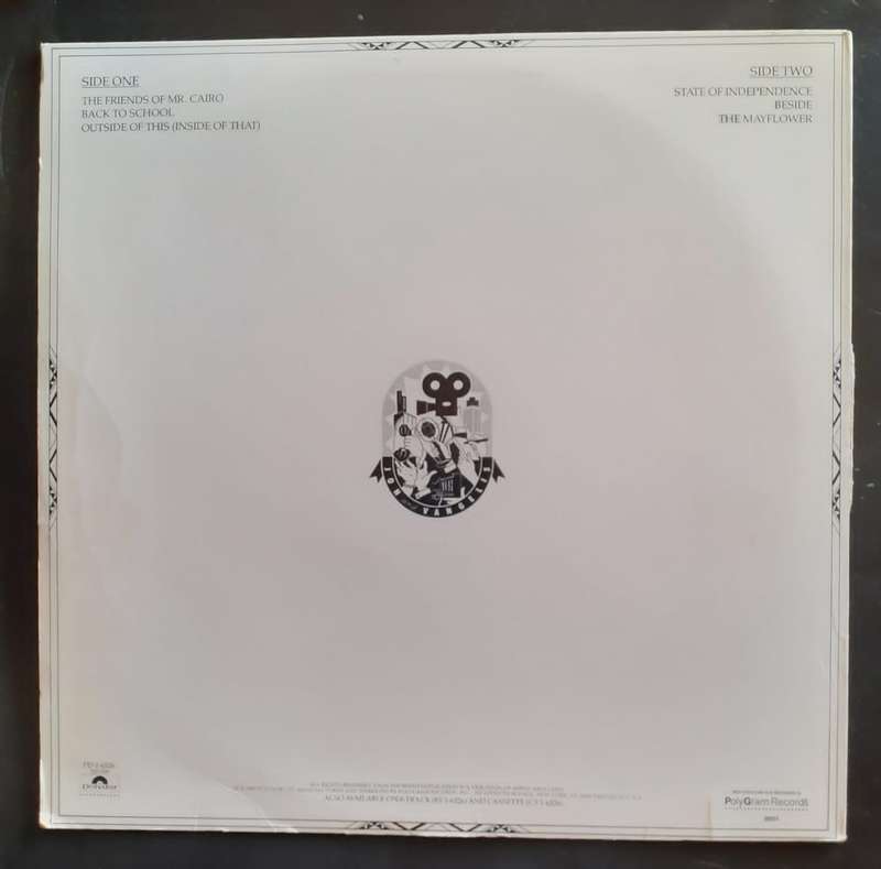 Jon and Vangelis - The Friends Of Mr Cairo LP Vinyl Record - USA Pressing