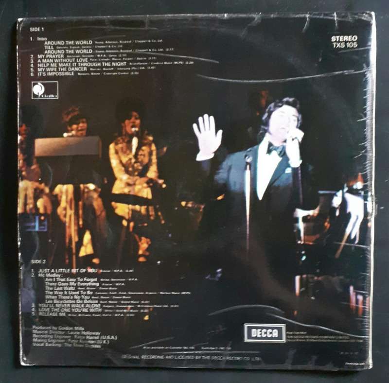 Engelbert Humperdinck - Live at The Riviera Hotel, Las Vegas LP Vinyl Record