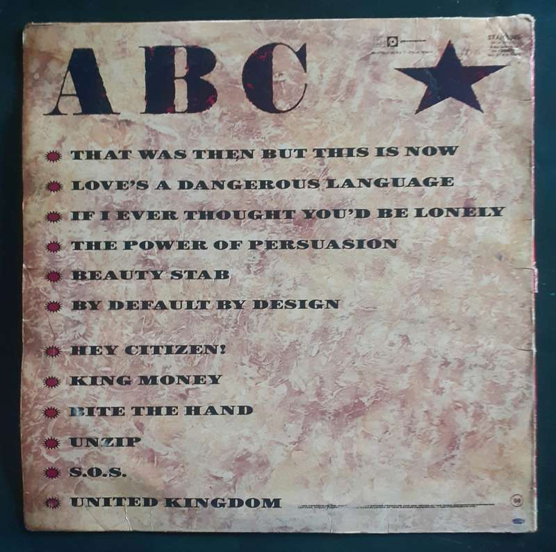 ABC - Beauty Stab LP Vinyl Record