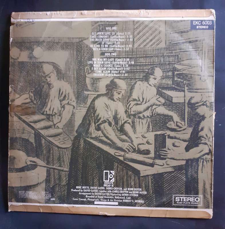 Bread - Manna LP Vinyl Record