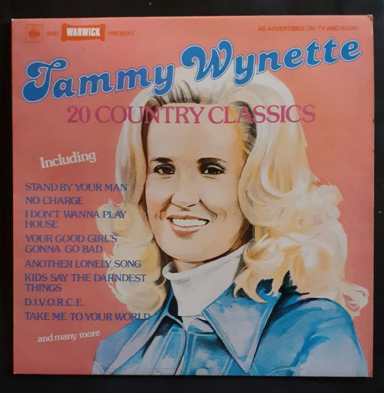 Tammy Wynette - 20 Country Classics LP Vinyl Record - UK pressing