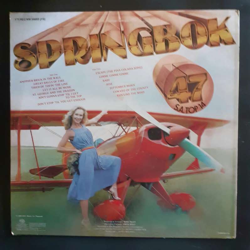 Springbok Hit Parade Vol.47 LP Vinyl Record