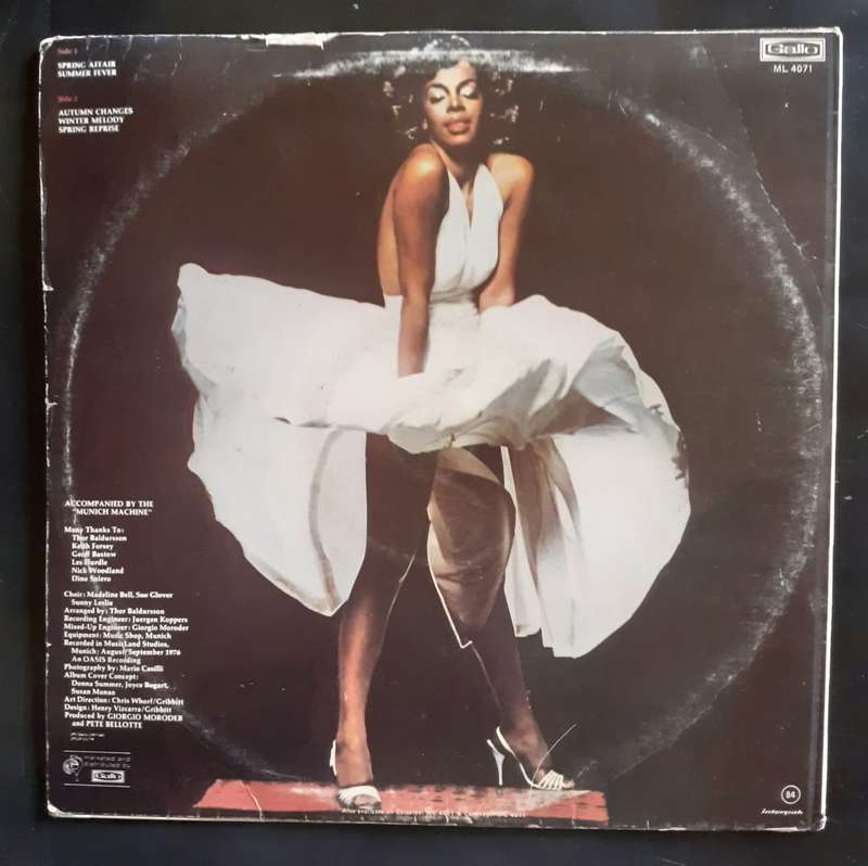 Donna Summer - Four Seasons of Love LP Vinyl Record