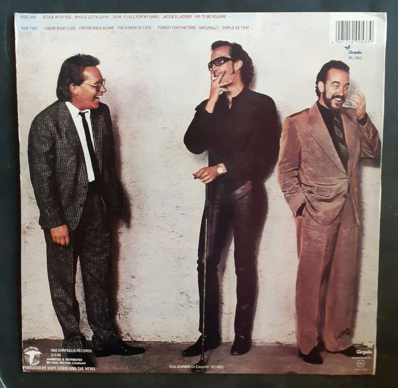 Huey Lewis and The News - Fore! LP Vinyl Record