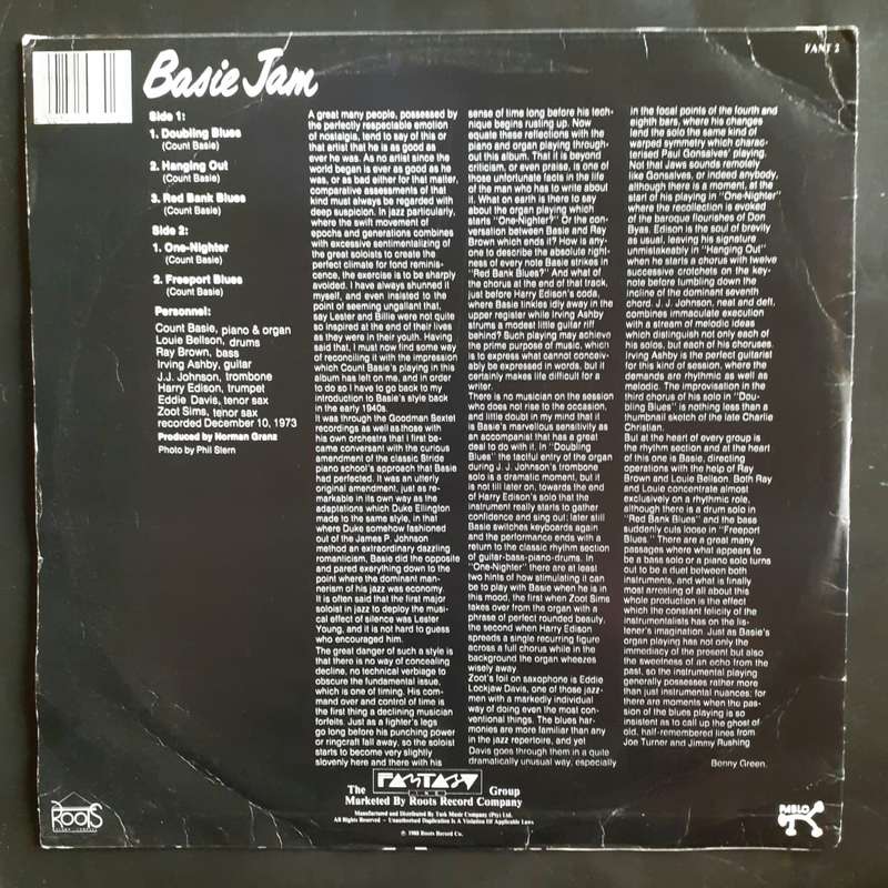 Count Basie - Basie Jam LP Vinyl Record