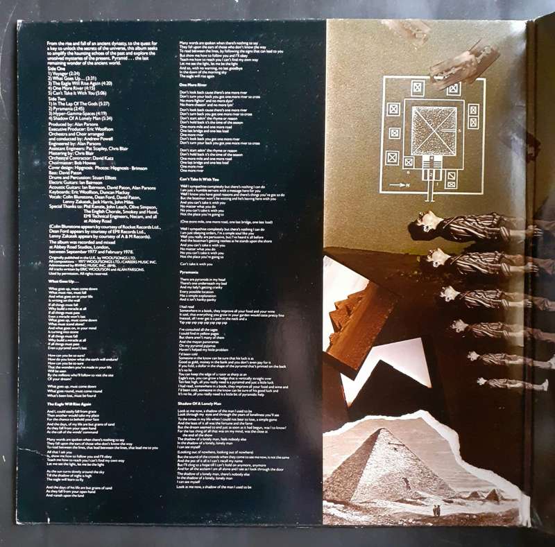 The Alan Parsons Project - Pyramid LP Vinyl Record - Germany Pressing