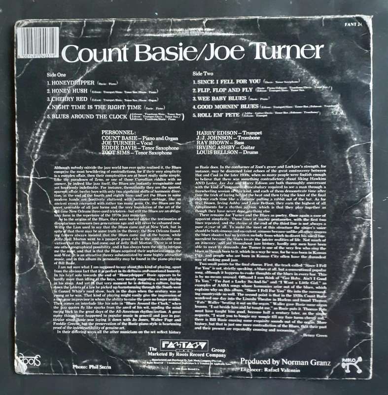 Joe Turner / Count Basie - The Bosses LP Vinyl Record