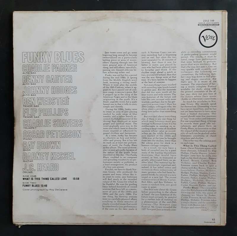 Funky Blues LP Vinyl Record