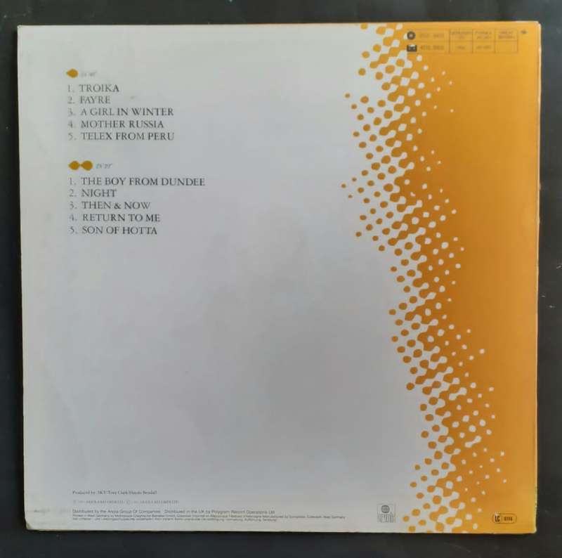 Sky - "Cadmium..." LP Vinyl Record