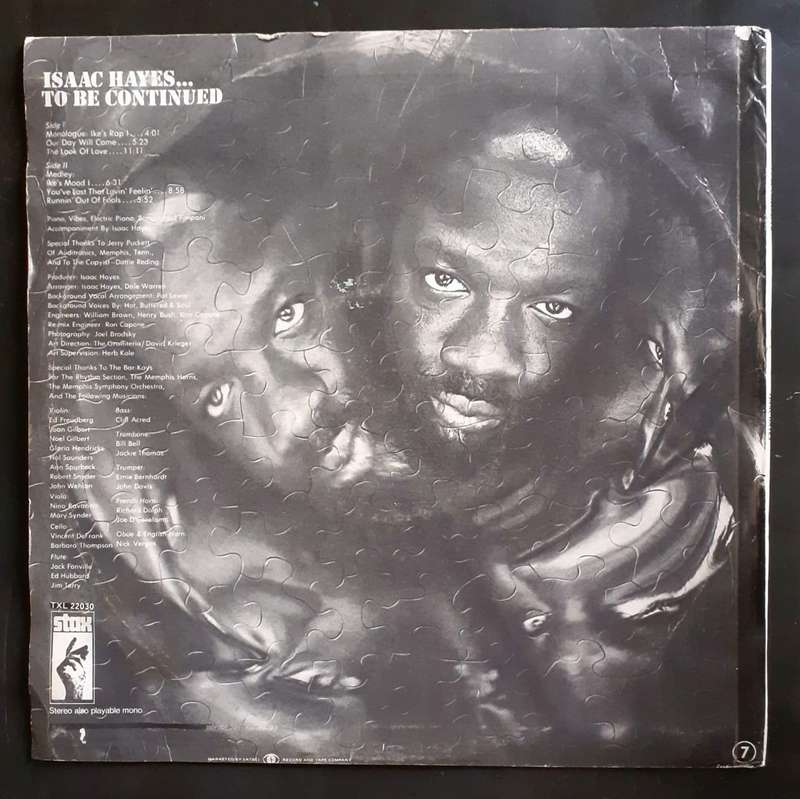 Isaac Hayes - ...To Be Continued LP Vinyl Record
