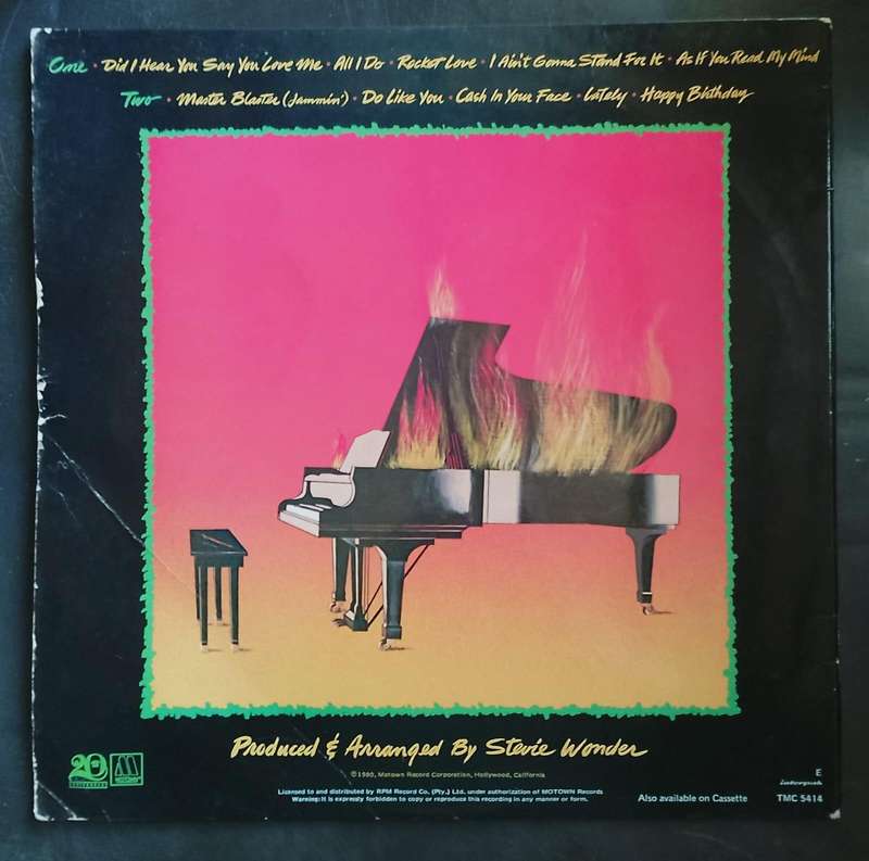 Stevie Wonder - Hotter Than July LP Vinyl Record