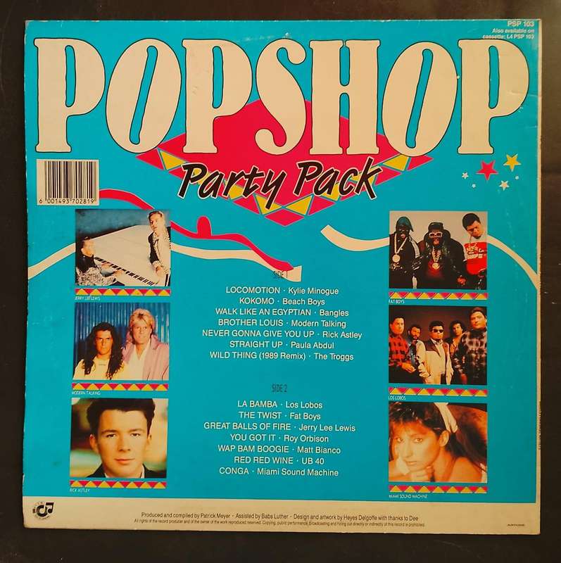 Pop Shop Party Pack LP Vinyl Record