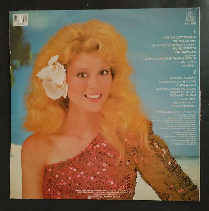 Audrey Landers - Where The South Wind Blows LP Vinyl Record
