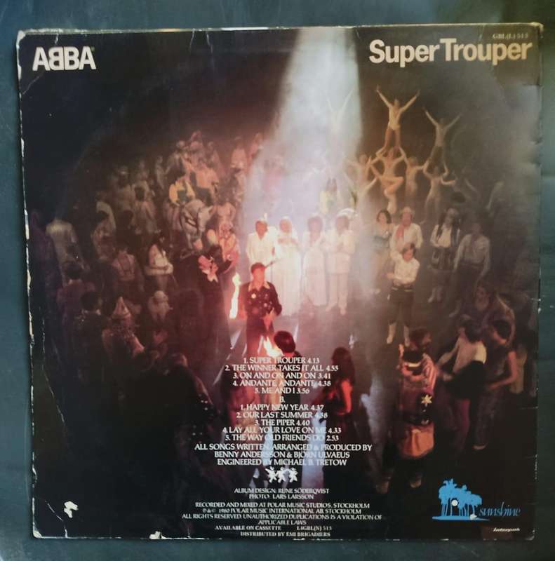 ABBA - Super Trouper LP Vinyl Record