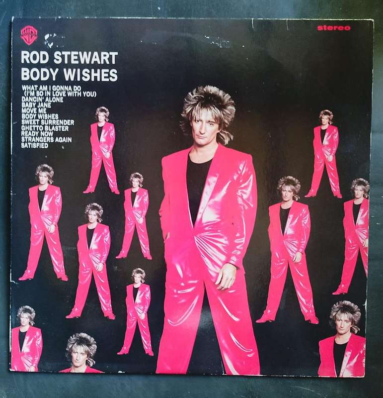 Rod Stewart - Body Wishes LP Vinyl Record - Europe Pressing