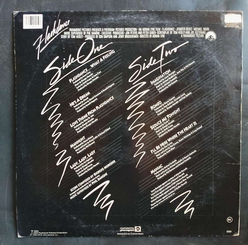 Flashdance (Original Soundtrack From The Motion Picture) LP Vinyl Record