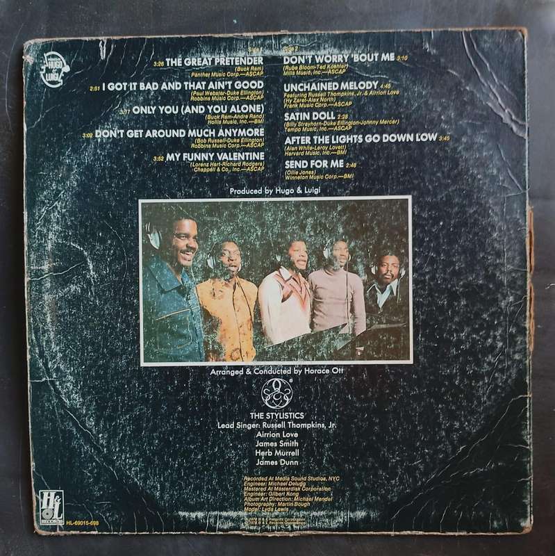 The Stylistics - Once Upon A Juke Box LP Vinyl Record - USA Pressing