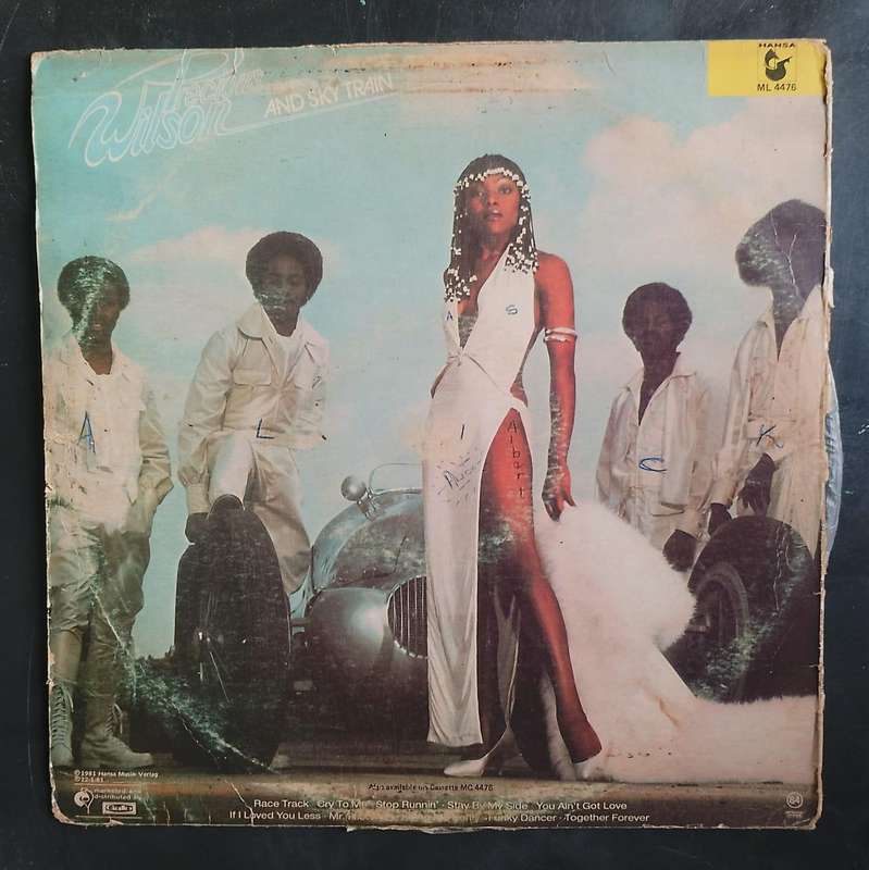 Precious Wilson - On The Race Track LP Vinyl Record