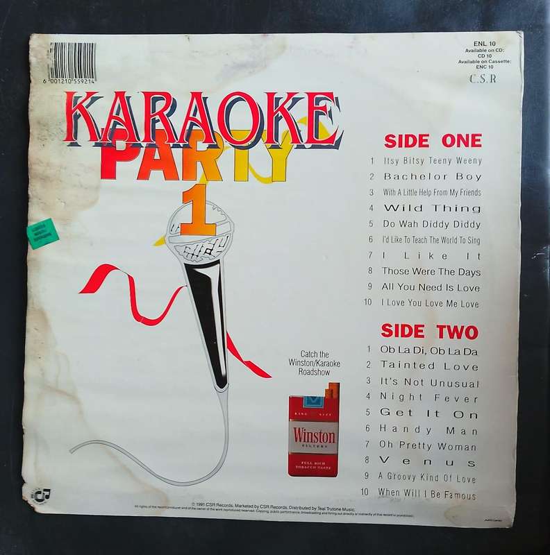 Karaoke Party Vol.1 LP Vinyl Record