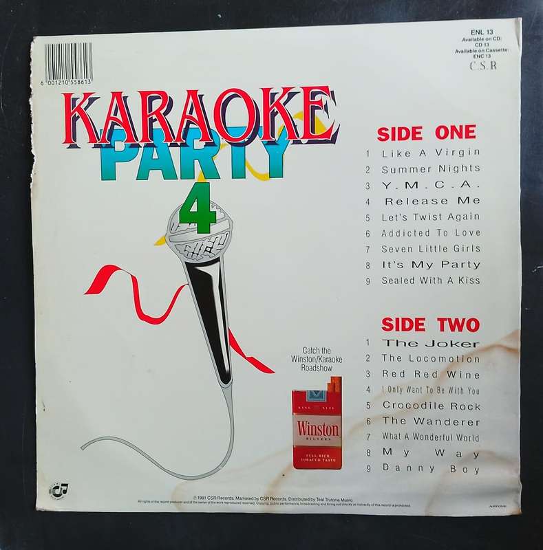 Karaoke Party Vol.4 LP Vinyl Record