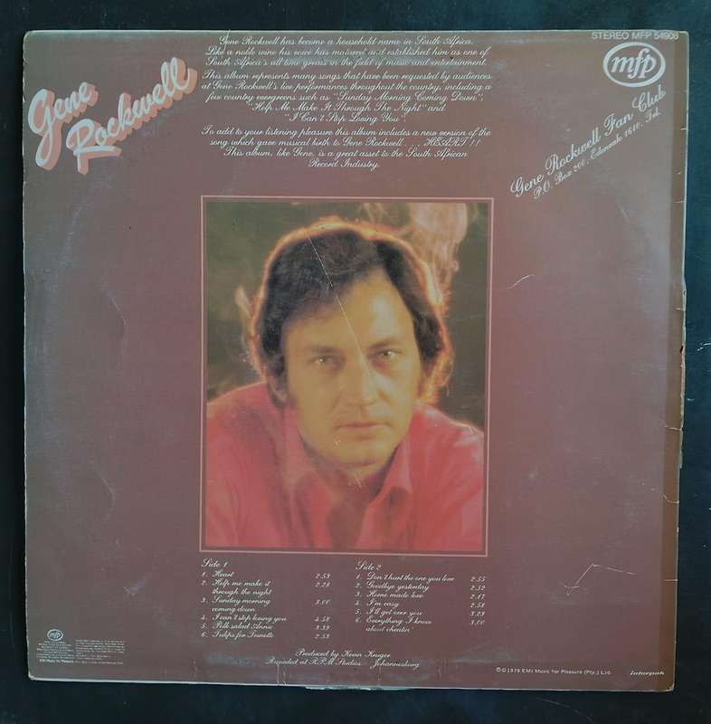 Gene Rockwell - Heart LP Vinyl Record