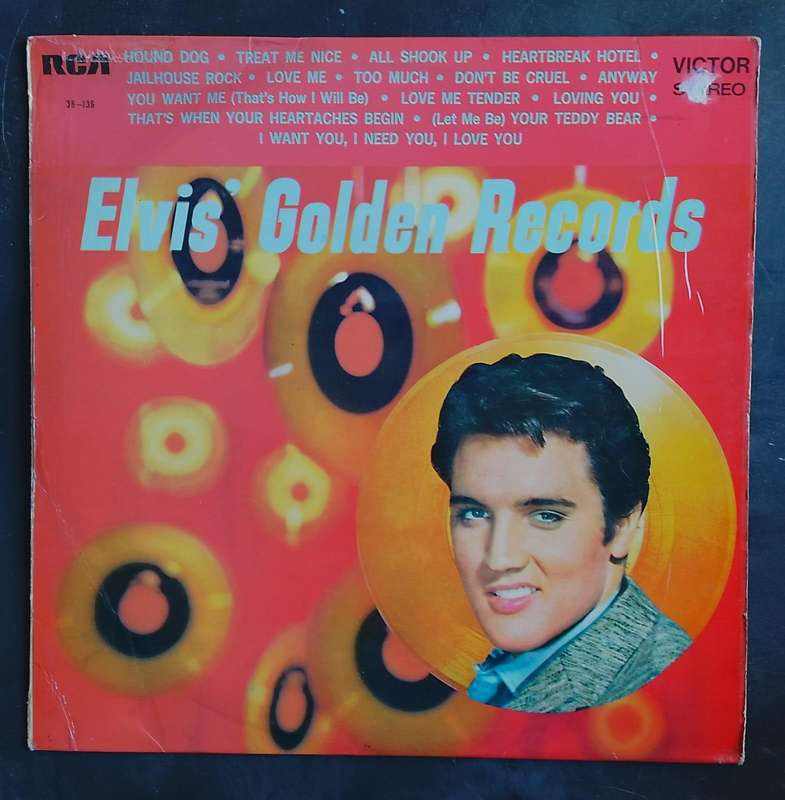Elvis Presley - Elvis' Golden Records LP Vinyl Record
