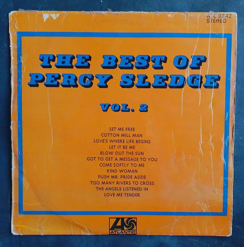 Percy Sledge - The Best of Percy Sledge Vol. 2 LP Vinyl Record