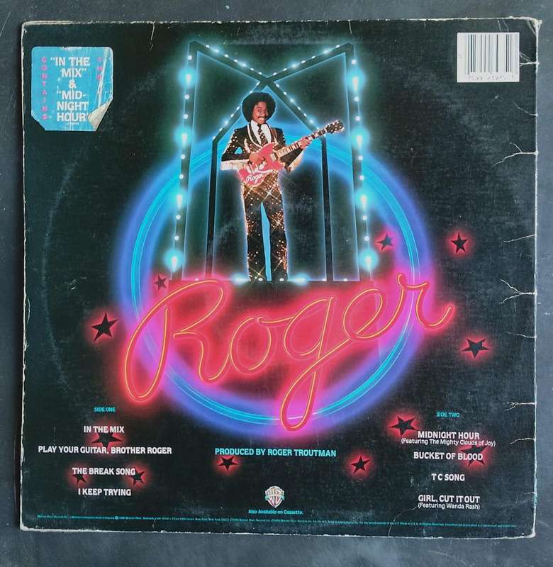 Roger - The Saga Continues... LP Vinyl Record - USA Pressing