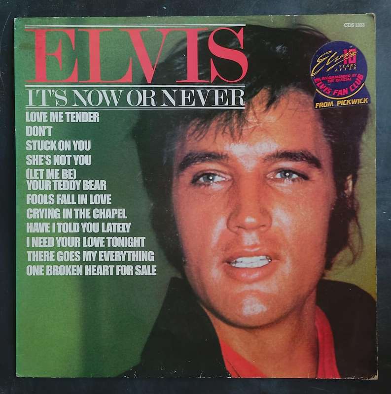 Elvis Presley - It's Now Or Never LP Vinyl Record - UK Pressing