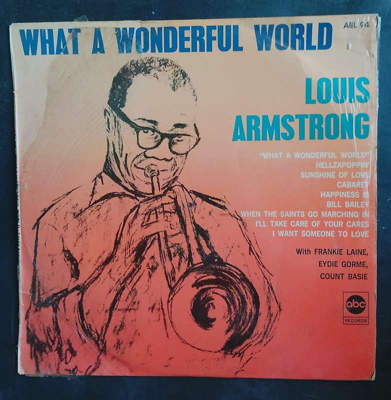 Louis Armstrong - What A Wonderful World LP Vinyl Record - USA Pressing