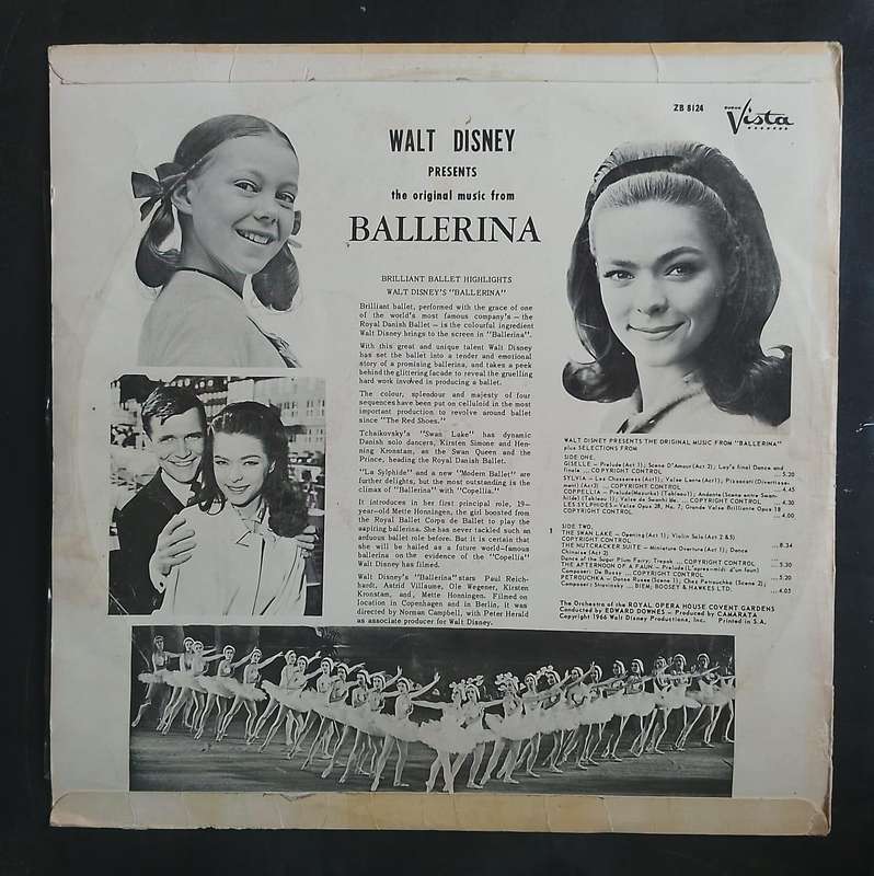 Ballerina (Walt Disney Original Music) LP Vinyl Record
