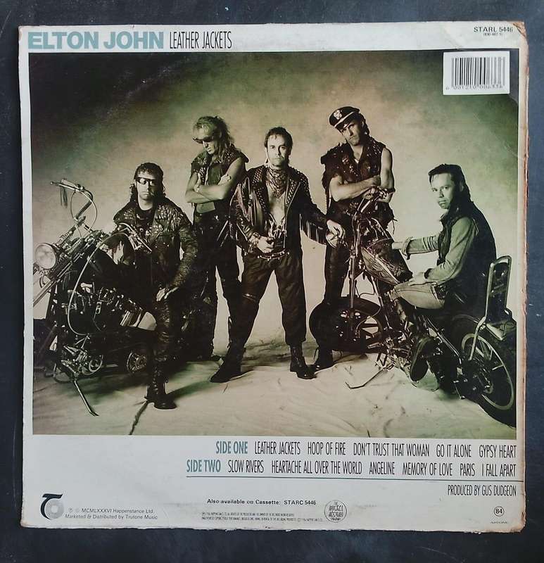 Elton John - Leather Jackets LP Vinyl Record
