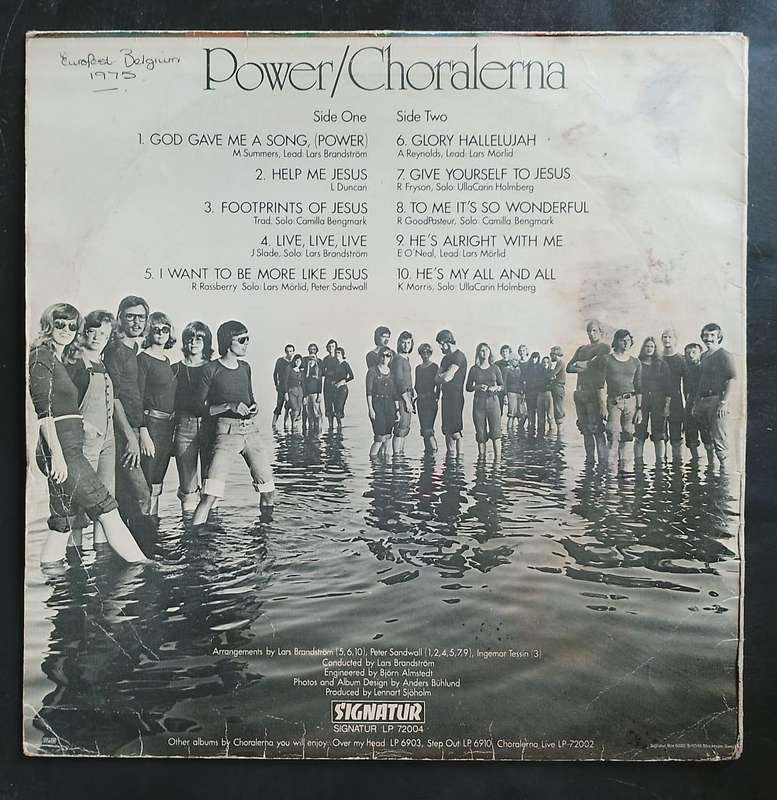 Choralerna - Power LP Vinyl Record - Sweden Pressing